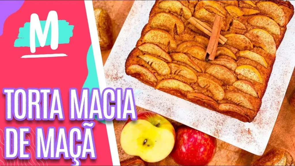 TORTA MACIA DE MAÇÃ